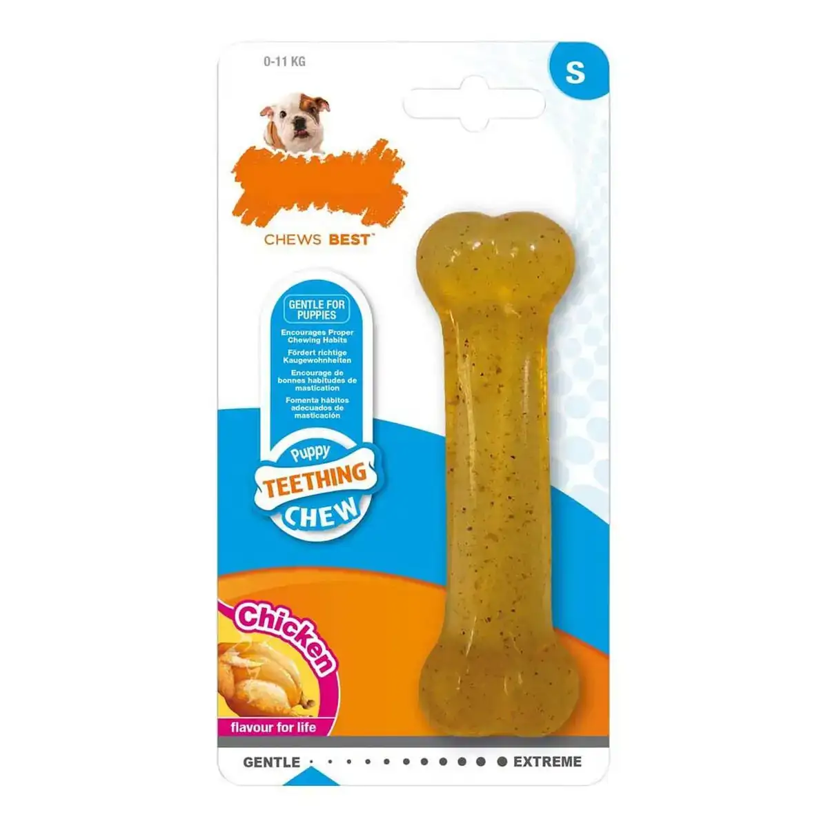 Jouet pour chien nylabone taille s poulet thermoplastique chiots_9114. DIAYTAR COTE D'IVOIRE - Votre Passage vers l'Élégance Abordable. Explorez notre collection où chaque produit est choisi pour sa qualité et son accessibilité, incarnant ainsi l'essence du Côte d'Ivoire.