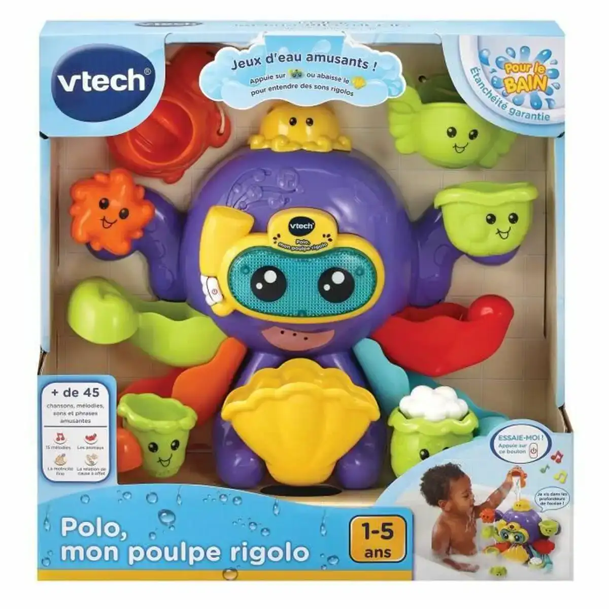Jouet pour le bain vtech baby polo my funny octopus aquatique_3488. Bienvenue chez DIAYTAR COTE D'IVOIRE - Votre Plateforme Shopping pour Tous. Découvrez un large éventail de produits qui célèbrent la diversité et la beauté du Côte d'Ivoire.