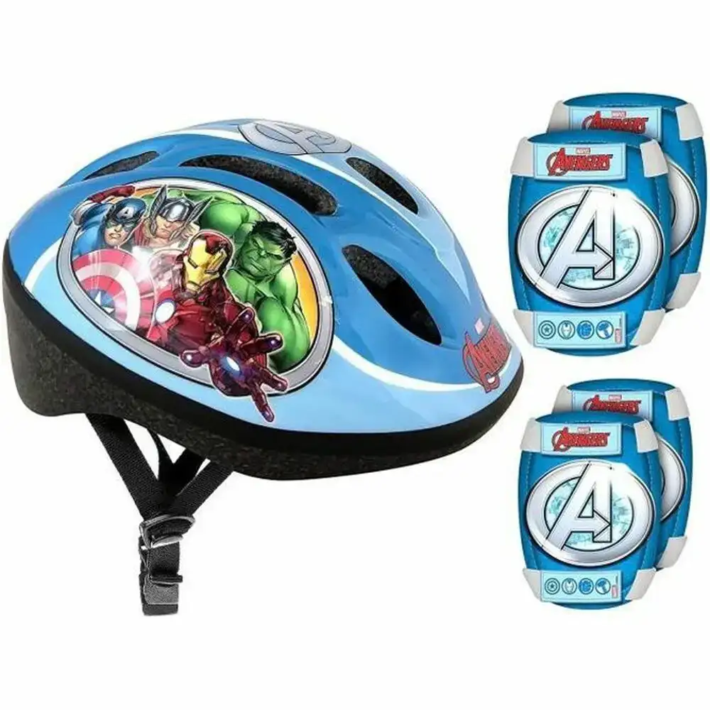 Kit casque et genouilleres stamp avengers_5877. DIAYTAR COTE D'IVOIRE - Où Choisir Devient une Découverte. Explorez notre boutique en ligne et trouvez des articles qui vous surprennent et vous ravissent à chaque clic.
