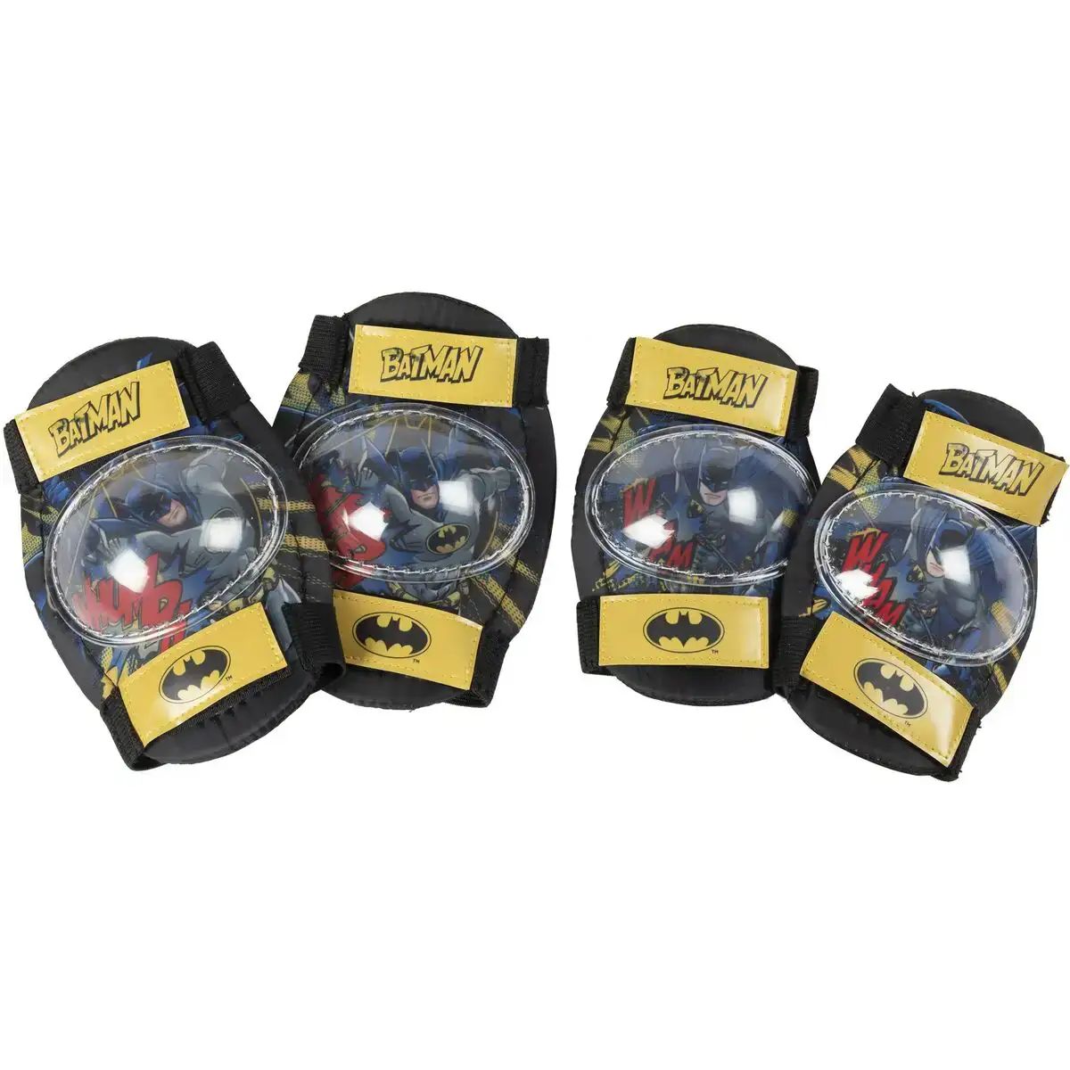 Kit coudieres et genouilleres batman cz10957 noir jaune_6651. DIAYTAR COTE D'IVOIRE - Là où Choisir est un Acte d'Amour pour le Côte d'Ivoire. Explorez notre gamme et choisissez des produits qui célèbrent la culture et l'artisanat du pays.