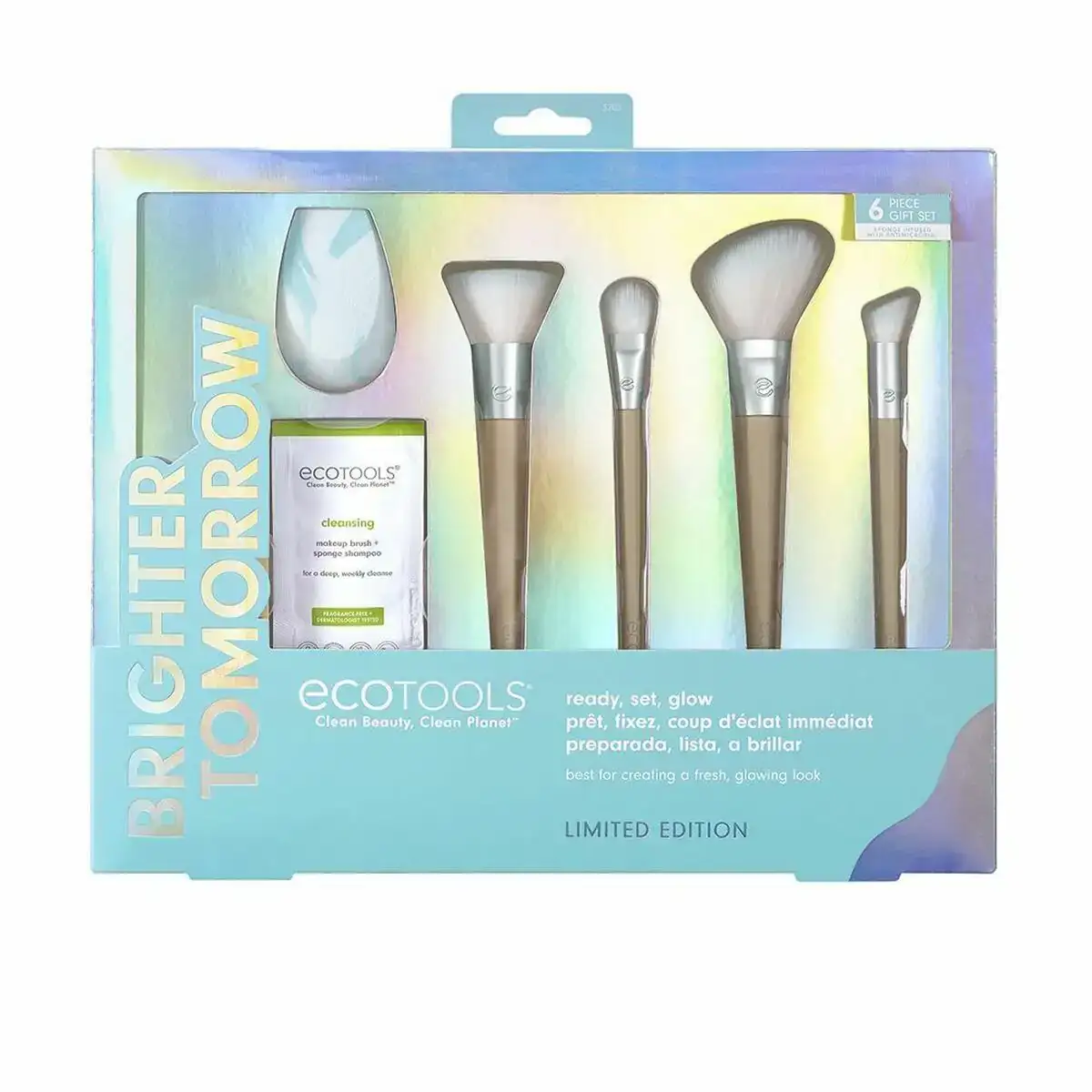 Kit de broche de maquillage ecotools brighter tomorrow ready set glow 5 pcs _8879. DIAYTAR COTE D'IVOIRE - L'Art de Vivre en Couleurs et en Styles. Parcourez notre sélection et trouvez des articles qui reflètent votre personnalité et votre goût pour la vie.
