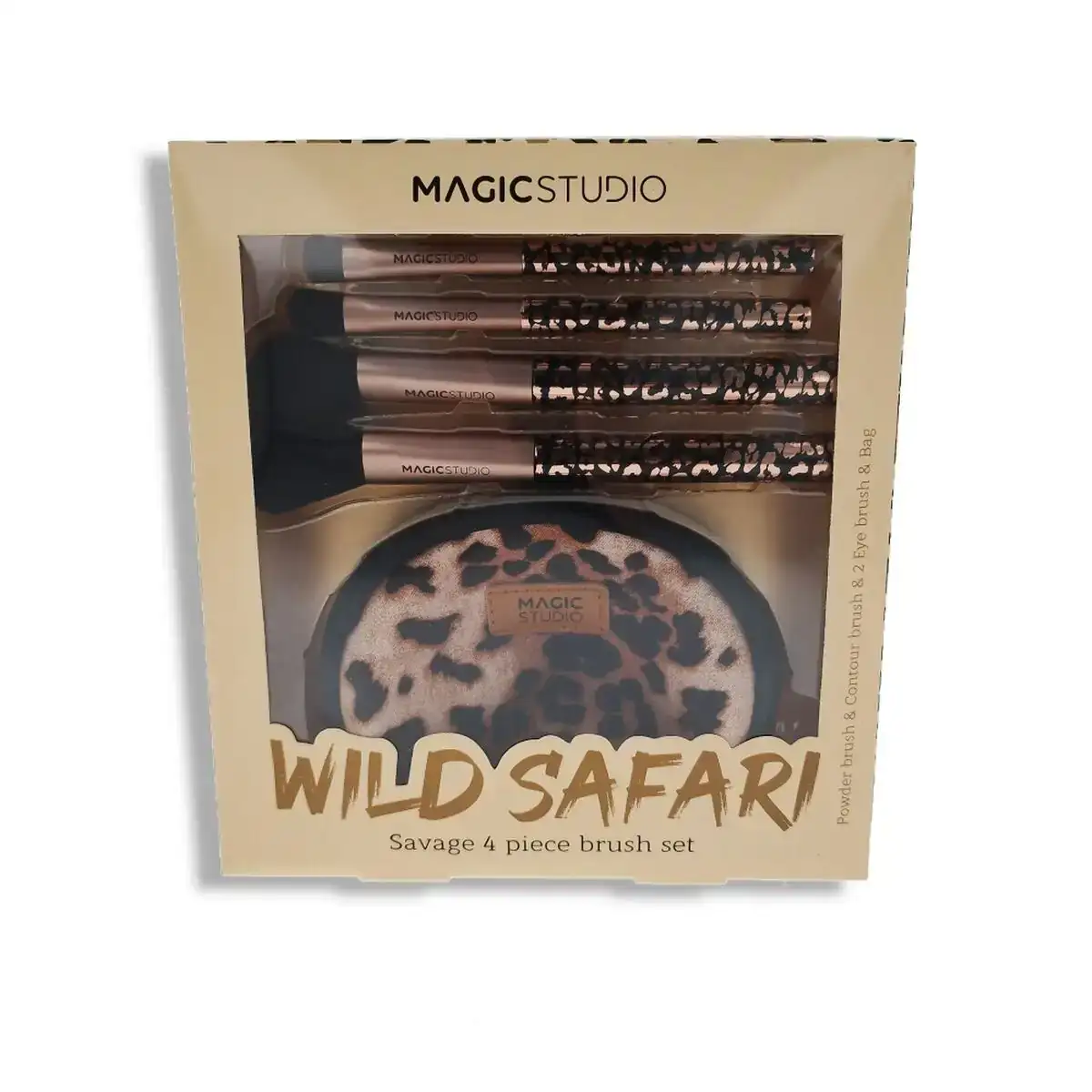 Kit de broche de maquillage magic studio wild safari savage 4 pieces_6012. Entrez dans l'Univers de DIAYTAR COTE D'IVOIRE - Où Chaque Produit est une Découverte. Explorez notre gamme variée et trouvez des articles qui vous surprennent et vous inspirent.