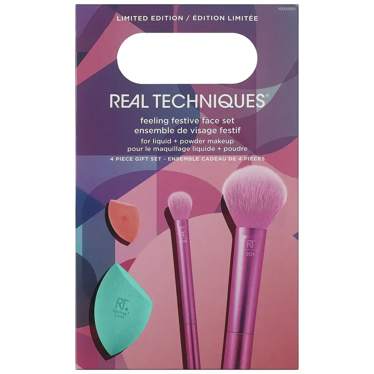 Kit de broche de maquillage real techniques feeling festive face 4 pieces_1365. DIAYTAR COTE D'IVOIRE - Votre Destination pour un Shopping Réfléchi. Découvrez notre gamme variée et choisissez des produits qui correspondent à vos valeurs et à votre style de vie.