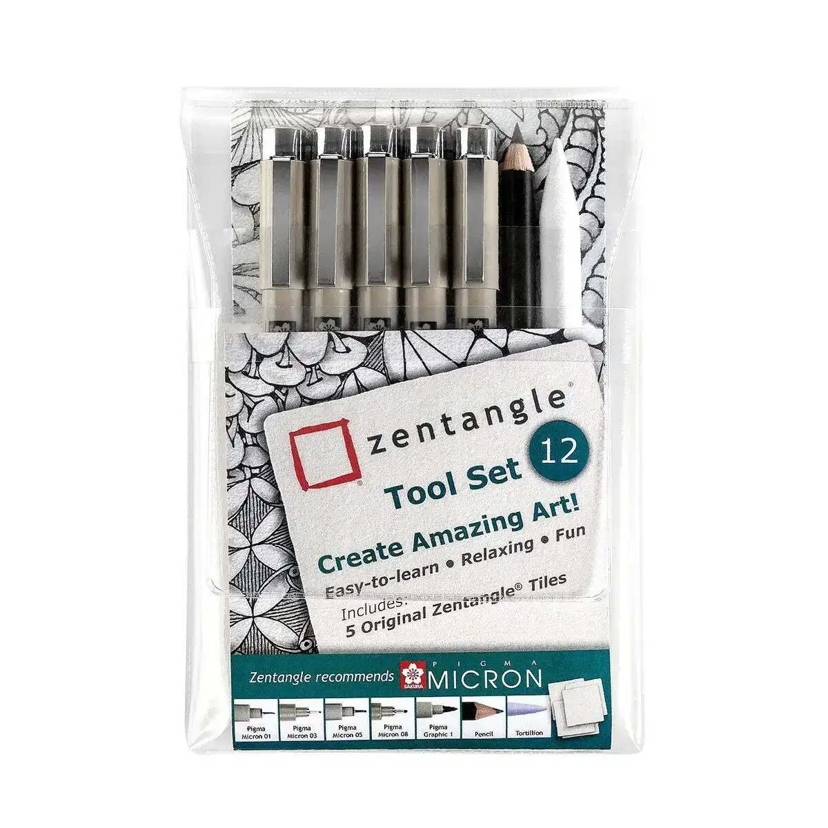 Kit de dessin talens sakura zentangle 12 pieces _2166. DIAYTAR COTE D'IVOIRE - Où l'Élégance Rencontré l'Accessibilité. Parcourez notre catalogue et trouvez des produits qui apportent une touche de sophistication à votre vie quotidienne sans compromettre votre budget.