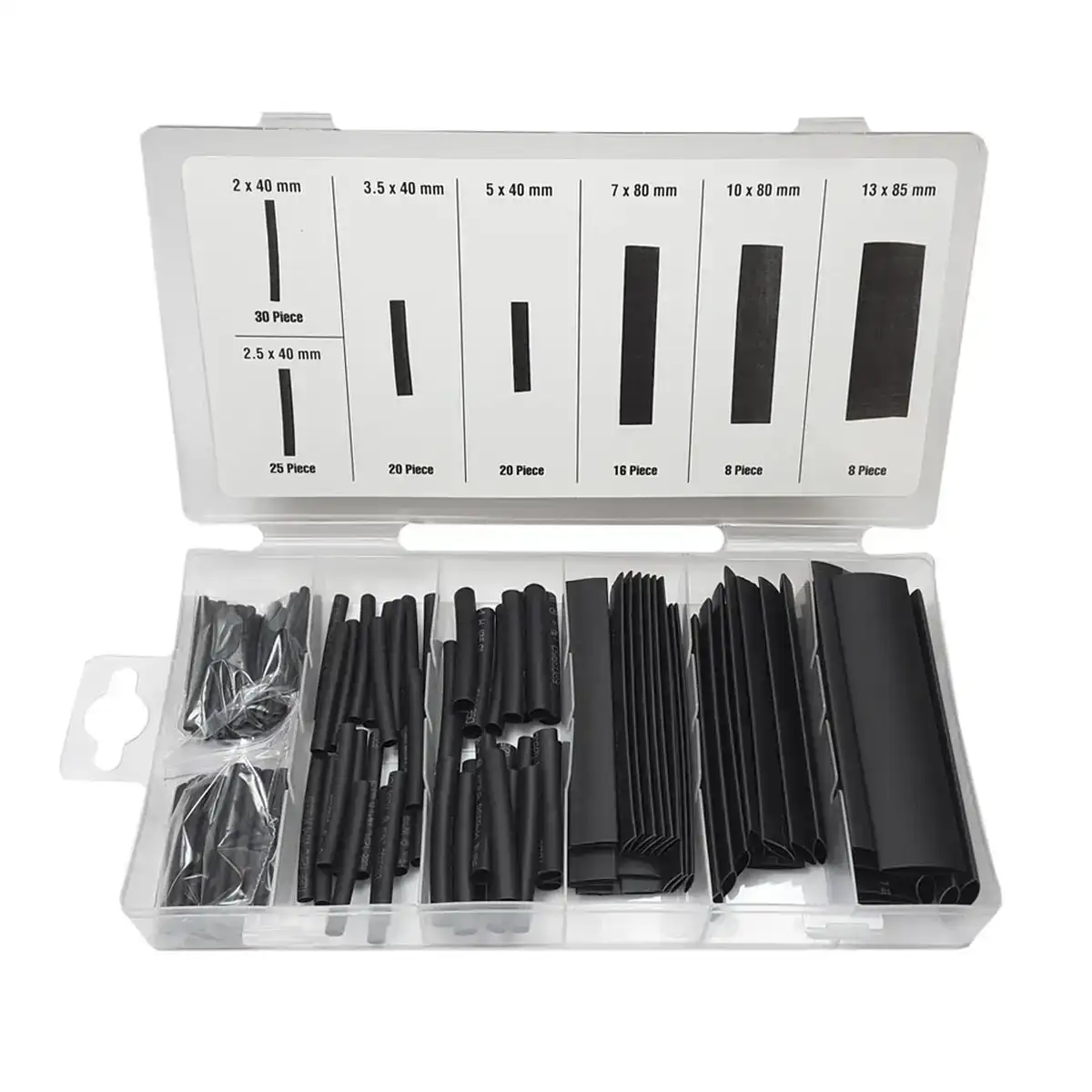 Kit de gaines thermo retratables bensontools 120 pieces_1102. DIAYTAR COTE D'IVOIRE - L'Art de Choisir, l'Art de S'émerveiller. Explorez notre gamme de produits et laissez-vous émerveiller par des créations authentiques et des designs modernes.