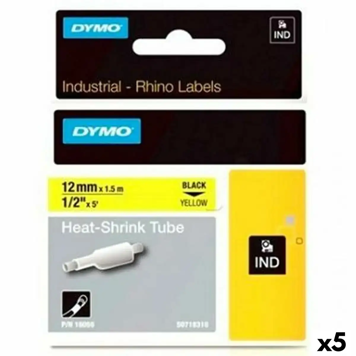 Kit de gaines thermo retratables rhino dymo id1 12 12 x 1 5 mm noir jaune 5 unites _9153. DIAYTAR COTE D'IVOIRE - Votre Escapade Shopping Virtuelle. Explorez notre boutique en ligne et dénichez des trésors qui évoquent la culture et le savoir-faire sénégalais, un clic à la fois.