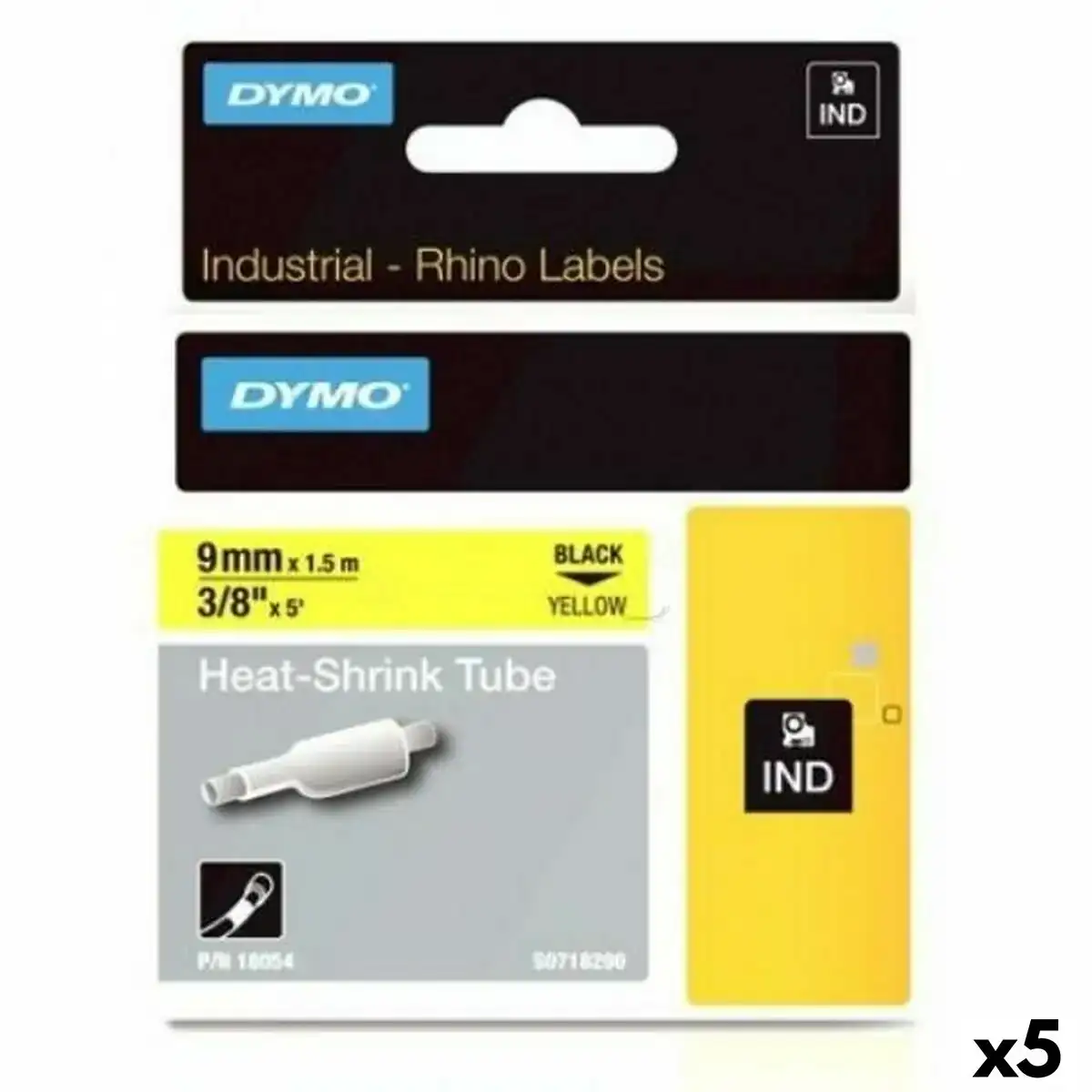 Kit de gaines thermo retratables rhino dymo id1 9 9 x 1 5 mm noir jaune 5 unites _2876. Bienvenue chez DIAYTAR COTE D'IVOIRE - Où Chaque Achat est un Geste d'Amour. Découvrez notre sélection minutieuse et choisissez des articles qui témoignent de votre passion.