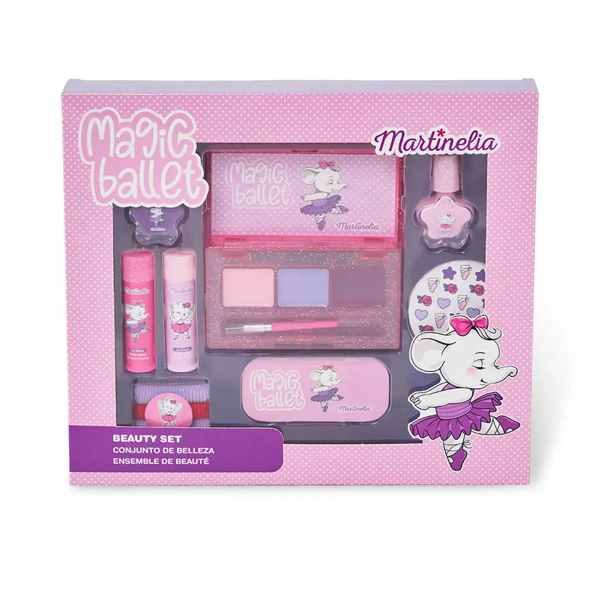 Kit de maquillage pour enfant martinelia magic ballet beauty 10 unites _1494. DIAYTAR COTE D'IVOIRE - Là où Chaque Achat a du Sens. Explorez notre gamme et choisissez des produits qui racontent une histoire, du traditionnel au contemporain.