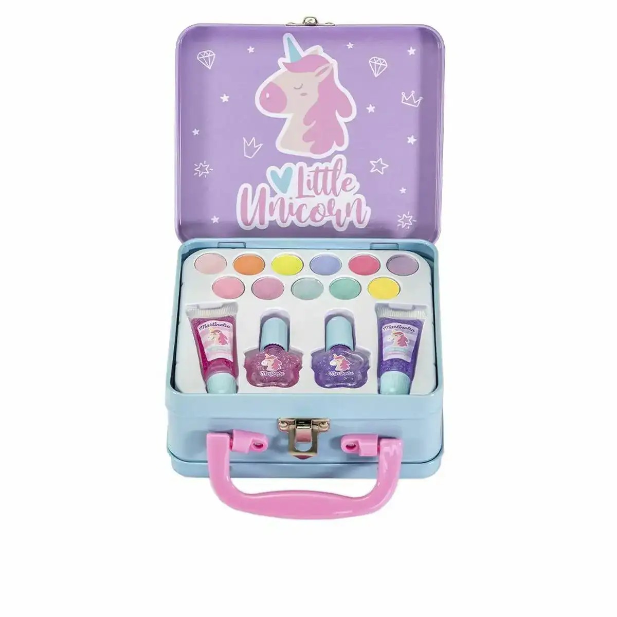 Kit de maquillage pour enfant martinelia unicorn medium tin case 15 unites 15 pcs _3874. Bienvenue chez DIAYTAR COTE D'IVOIRE - Où Chaque Produit a son Âme. Découvrez notre gamme et choisissez des articles qui résonnent avec votre personnalité et vos valeurs.