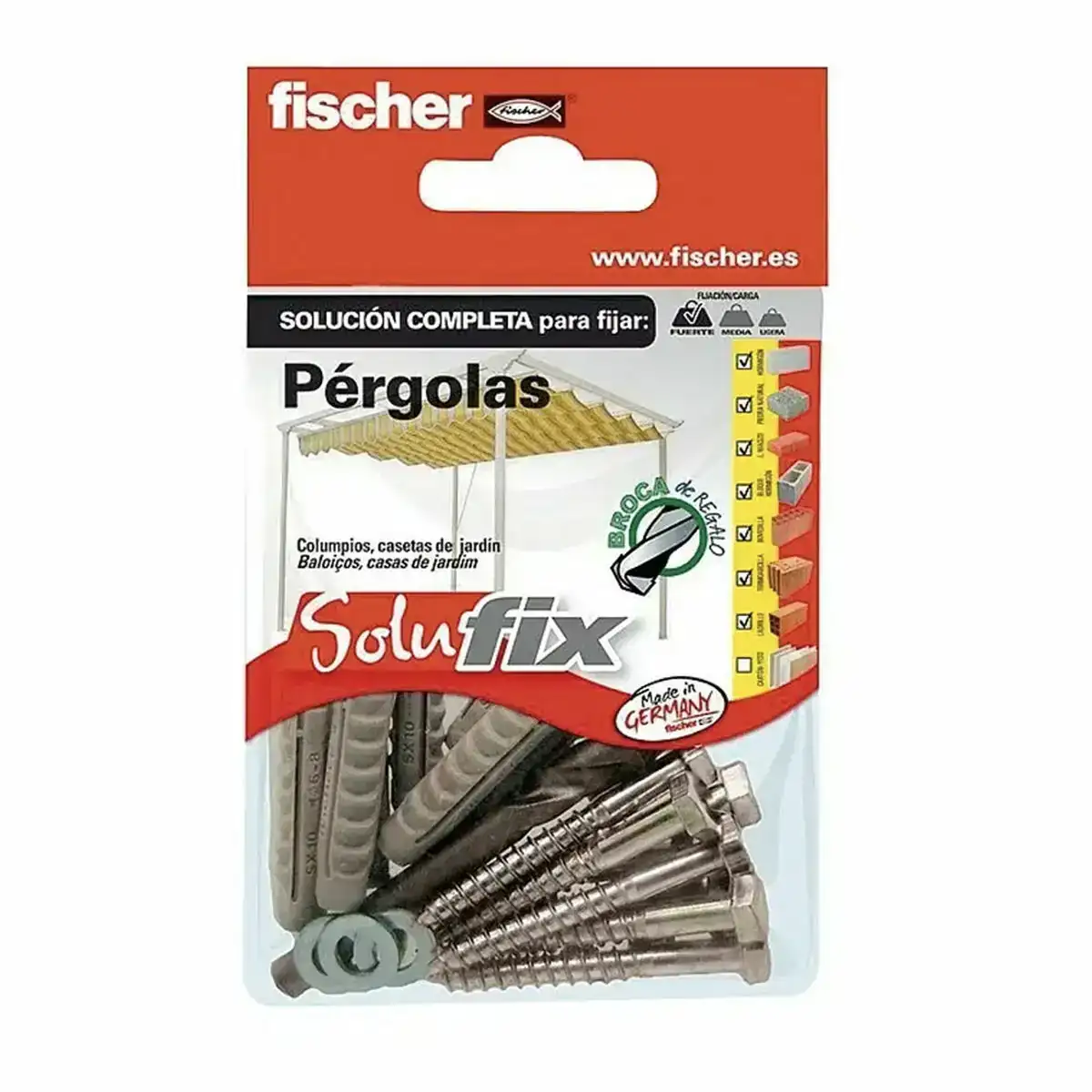 Kit de scellement fischer solufix 502679 pergola 25 pieces_5379. DIAYTAR COTE D'IVOIRE - Votre Destination Shopping de Choix. Explorez notre boutique en ligne et découvrez des trésors qui reflètent votre style et votre passion pour l'authenticité.