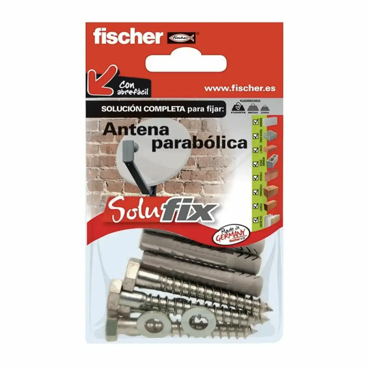 Kit de scellement fischer solufix 502683 antenne tv 13 pieces_2420. DIAYTAR COTE D'IVOIRE - Votre Destination pour un Shopping Éclairé. Parcourez notre boutique en ligne pour découvrir des produits de qualité qui embelliront votre quotidien.