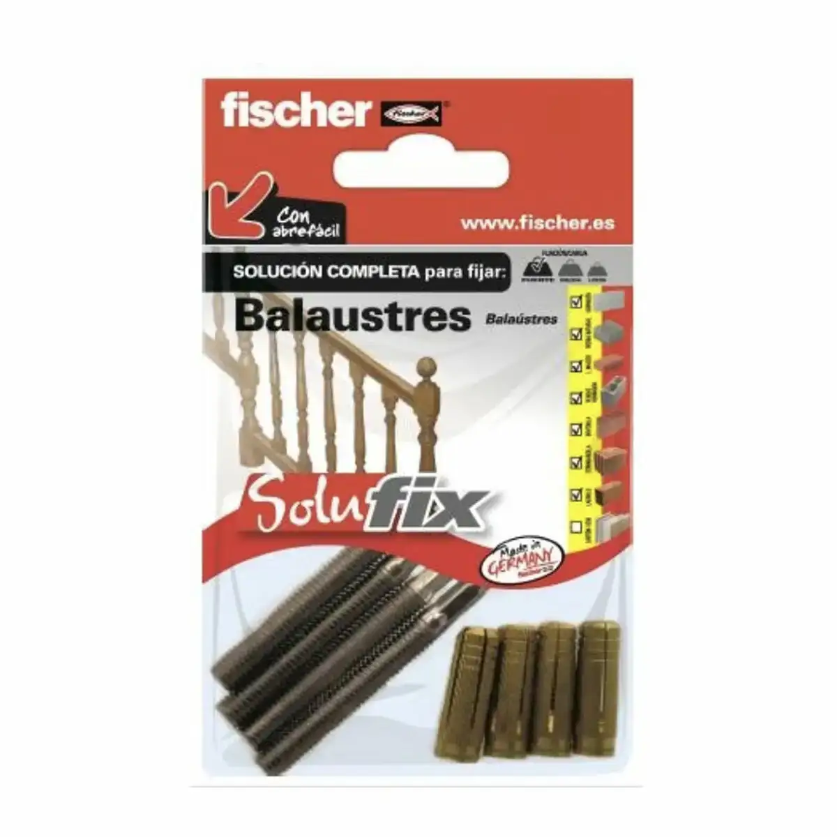 Kit de scellement fischer solufix 502697 balustre 8 pieces_8355. Entrez dans l'Univers de DIAYTAR COTE D'IVOIRE - Où Choisir est un Voyage. Explorez notre gamme diversifiée et trouvez des articles qui répondent à tous vos besoins et envies.