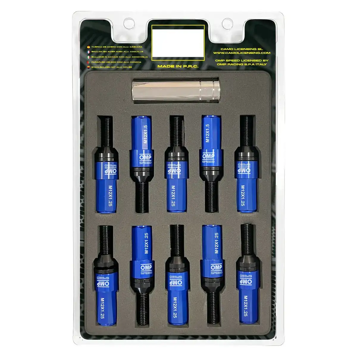 Kit de vissage omp omps09971207 28 mm bleu m12 x 1 25_6502. DIAYTAR COTE D'IVOIRE - Où le Shopping est un Plaisir Engagé. Parcourez notre catalogue et choisissez des produits qui respectent vos valeurs et vos attentes.