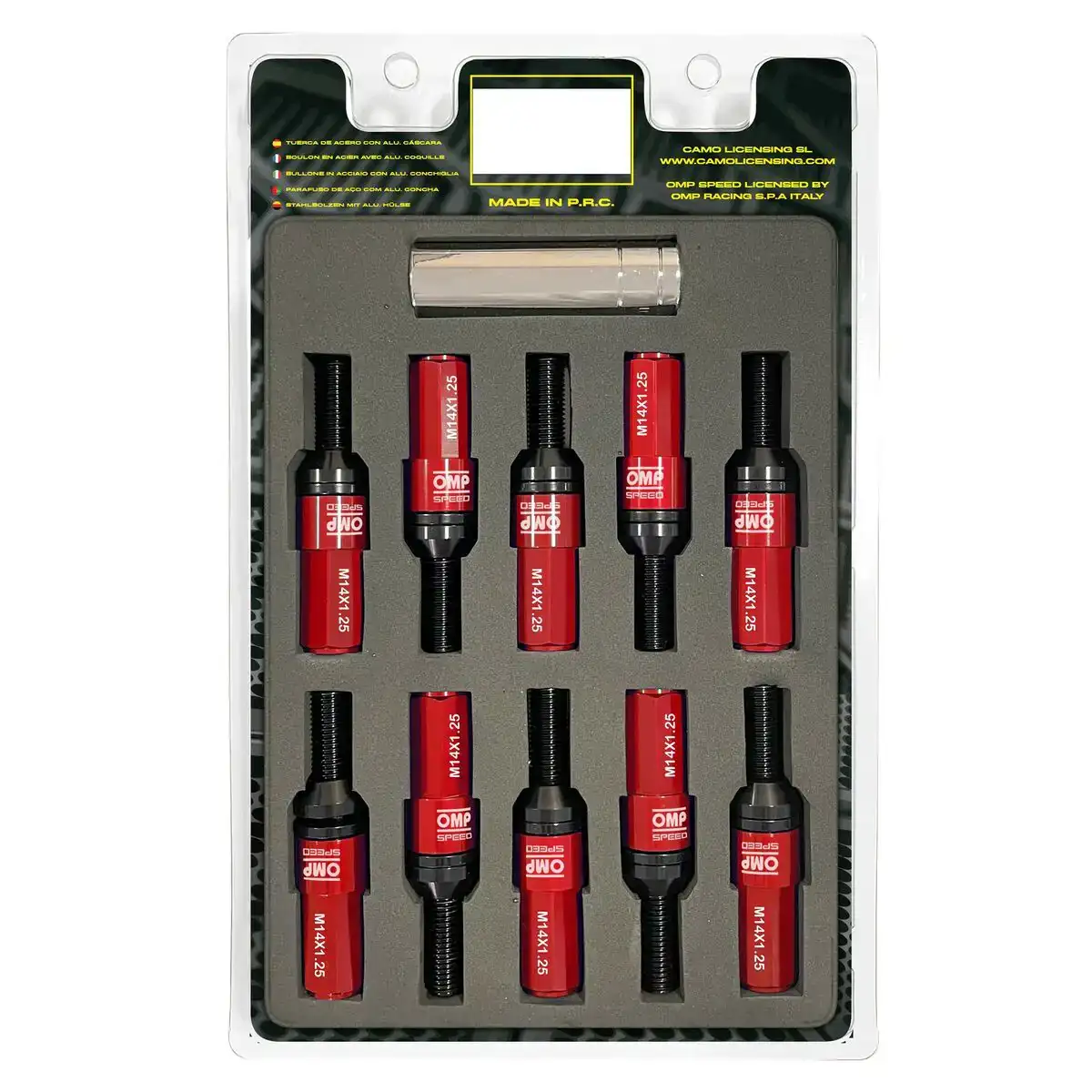 Kit de vissage omp omps09971406 28 mm rouge m14 x 1 25_8543. DIAYTAR COTE D'IVOIRE - L'Art de Choisir, l'Art de Se Distinquer. Naviguez à travers notre catalogue et choisissez des produits qui ajoutent une note d'élégance à votre style unique.