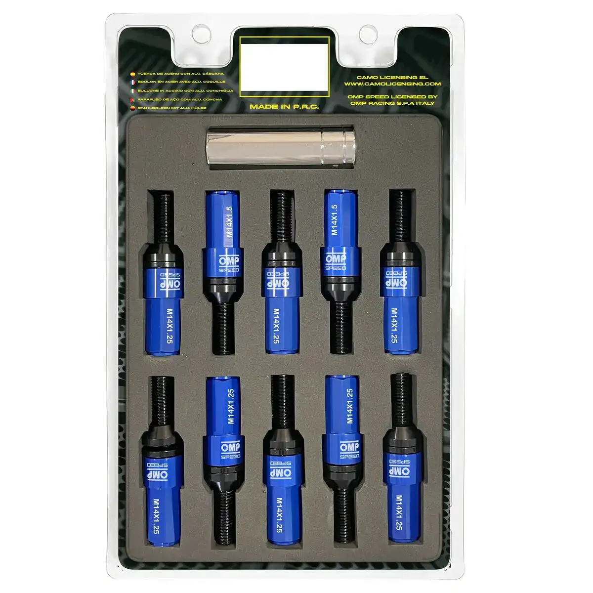 Kit de vissage omp omps09971407 28 mm bleu m14 x 1 25_3089. DIAYTAR COTE D'IVOIRE - Où le Shopping est un Plaisir Engagé. Parcourez notre catalogue et choisissez des produits qui respectent vos valeurs et vos attentes.