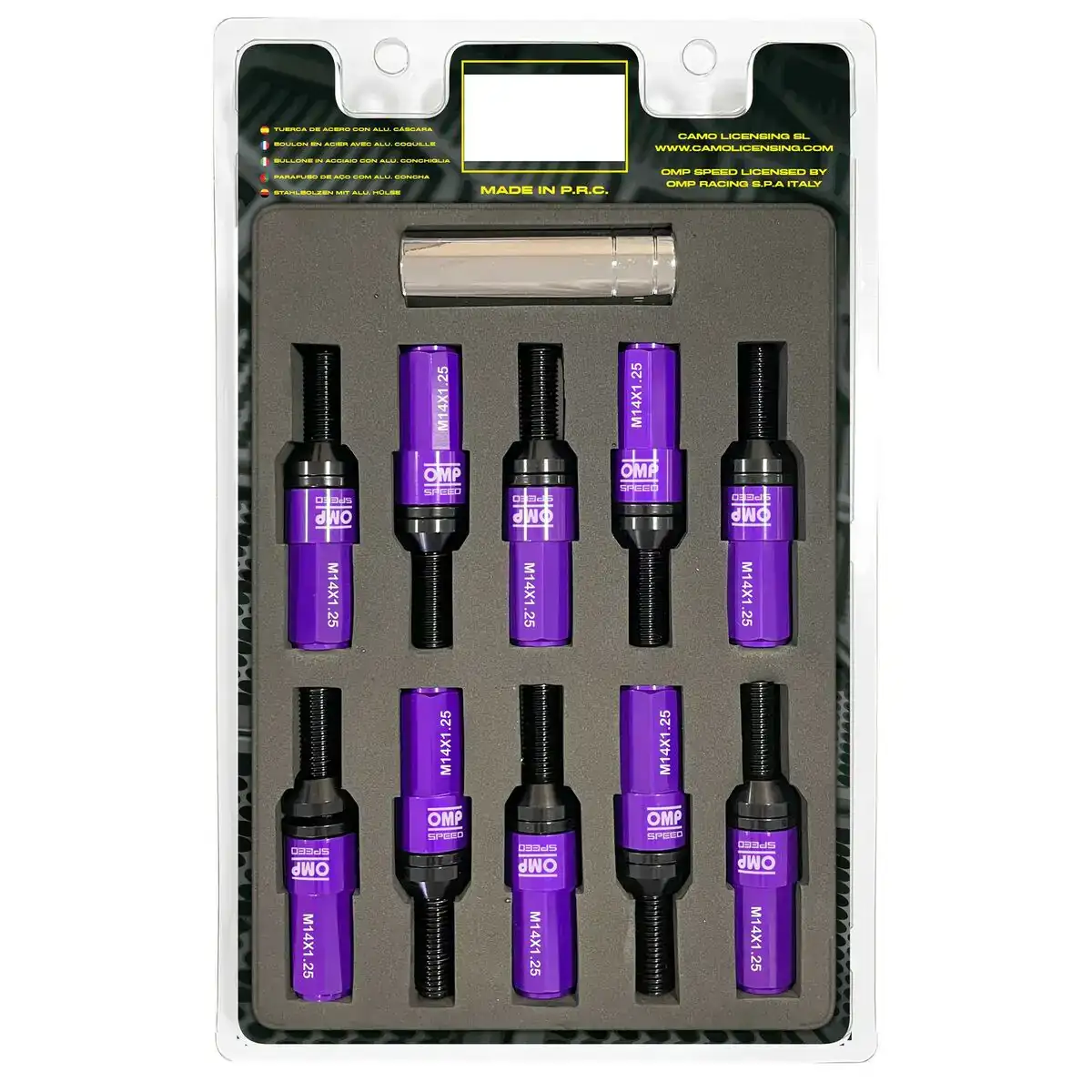 Kit de vissage omp omps09971411 28 mm violet m14 x 1 25_9524. DIAYTAR COTE D'IVOIRE - Votre Plateforme Shopping Engagée. Explorez notre catalogue et choisissez des produits qui reflètent notre dévouement envers la qualité et la satisfaction du client.