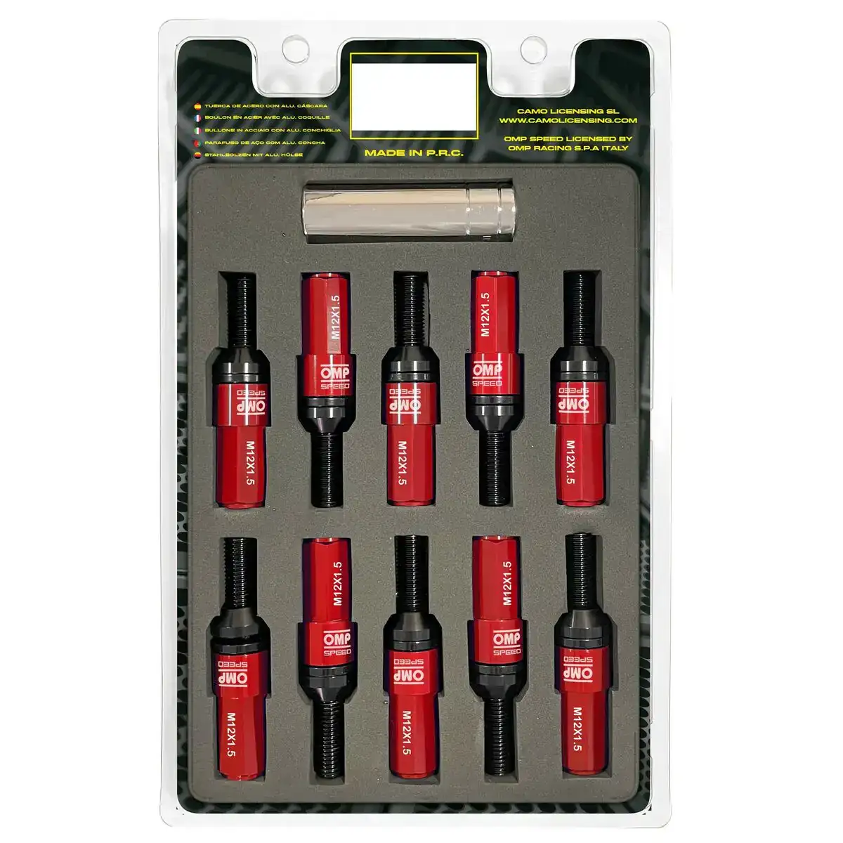 Kit de vissage omp omps09981206 28 mm rouge m12 x 1 50_3966. Bienvenue chez DIAYTAR COTE D'IVOIRE - Où le Shopping Devient un Plaisir. Découvrez notre boutique en ligne et trouvez des trésors qui égaieront chaque jour de votre vie.