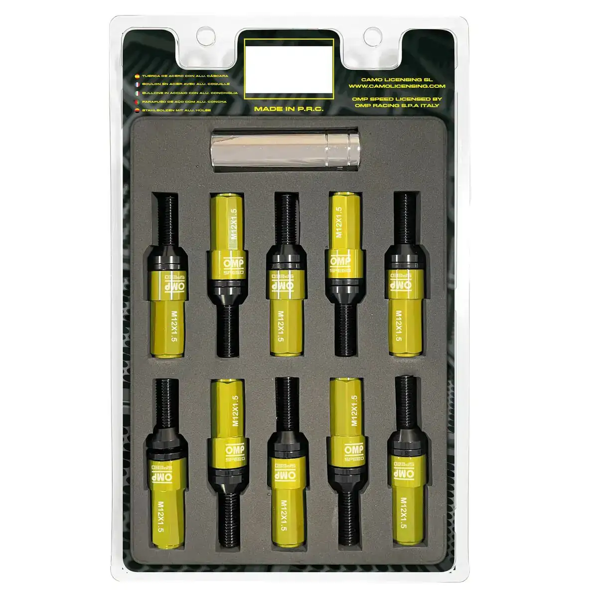 Kit de vissage omp omps09981209 28 mm jaune m12 x 1 50_2677. DIAYTAR COTE D'IVOIRE - Votre Boutique en Ligne, Votre Histoire. Explorez notre sélection et découvrez des produits qui reflètent votre parcours et vos aspirations, un achat à la fois.
