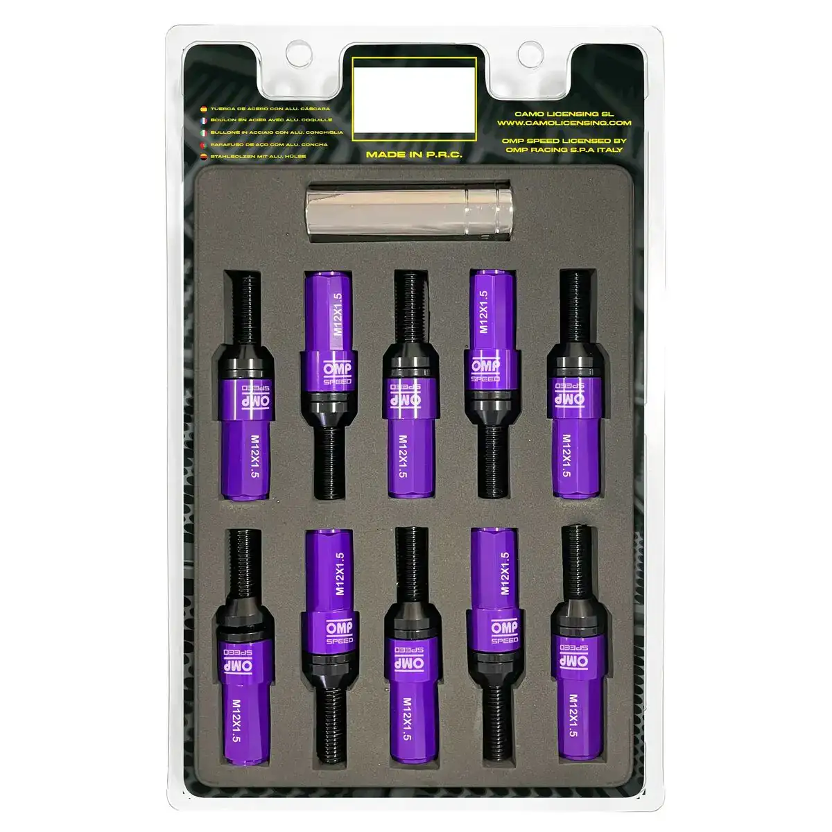 Kit de vissage omp omps09981211 28 mm violet m12 x 1 50_2772. DIAYTAR COTE D'IVOIRE - Là où le Shopping Devient une Expérience. Naviguez à travers notre catalogue diversifié et découvrez des produits qui ajoutent de la couleur et de la passion à votre vie.