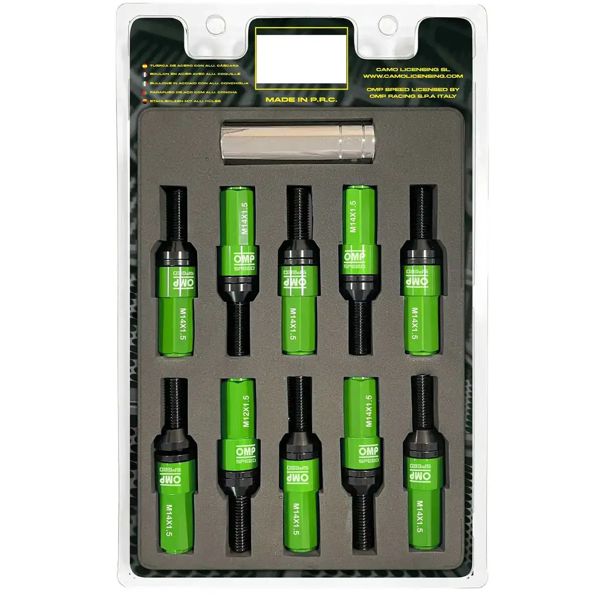 Kit de vissage omp omps09981408 28 mm vert m14 x 1 50_8990. DIAYTAR COTE D'IVOIRE - L'Art de Magasiner sans Frontières. Parcourez notre vaste sélection d'articles et trouvez tout ce dont vous avez besoin, du chic à l'authentique, du moderne au traditionnel.