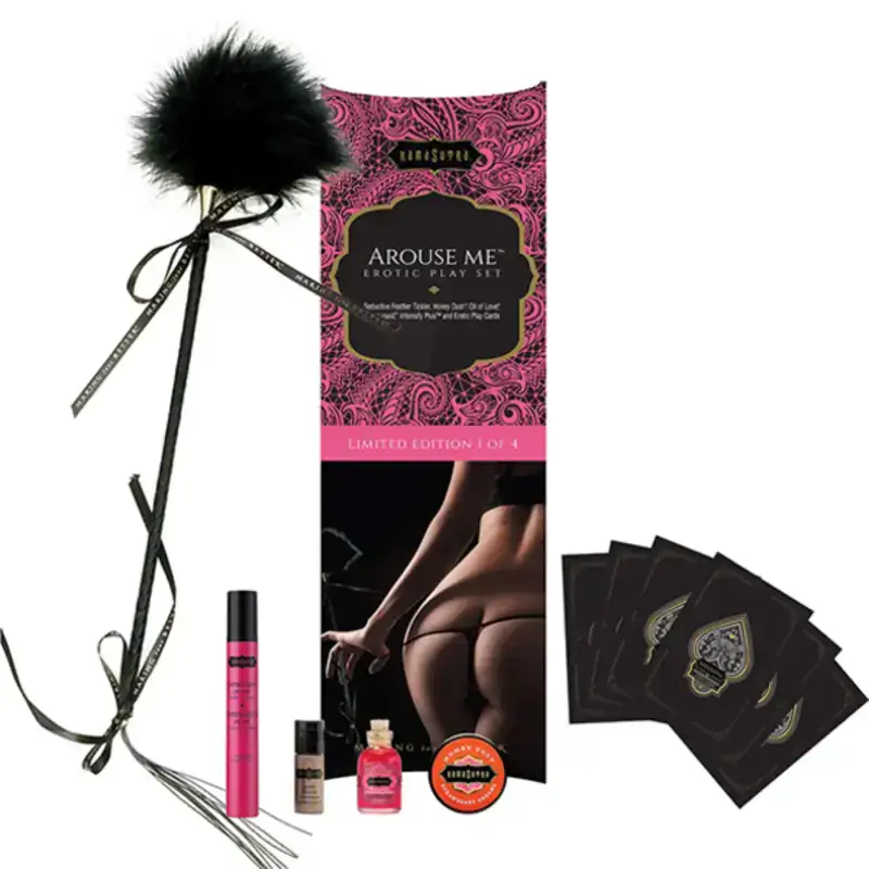 Kit grand plaisir arouse me kama sutra 09505 5 pcs _2240. DIAYTAR COTE D'IVOIRE - Là où Choisir est un Acte d'Amour pour le Côte d'Ivoire. Explorez notre gamme et choisissez des produits qui célèbrent la culture et l'artisanat du pays.