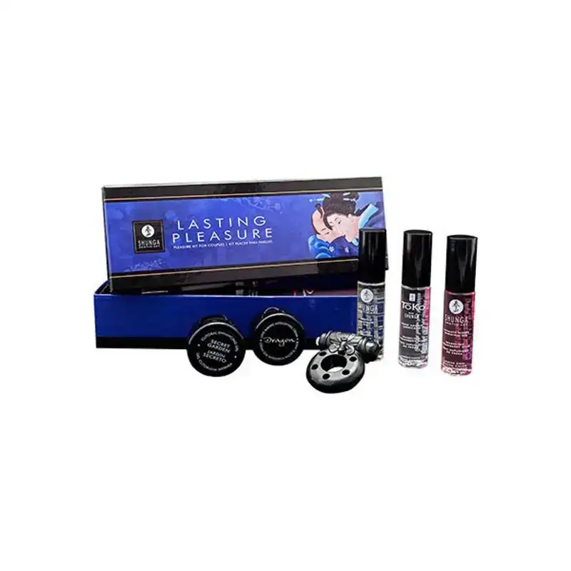 Kit grand plaisir shunga lasting pleasure 5 pcs _5075. DIAYTAR COTE D'IVOIRE - Là où Chaque Produit a son Histoire. Découvrez notre gamme de produits, chacun portant en lui le récit de l'artisanat et de la passion, pour vous offrir une expérience de shopping authentique.