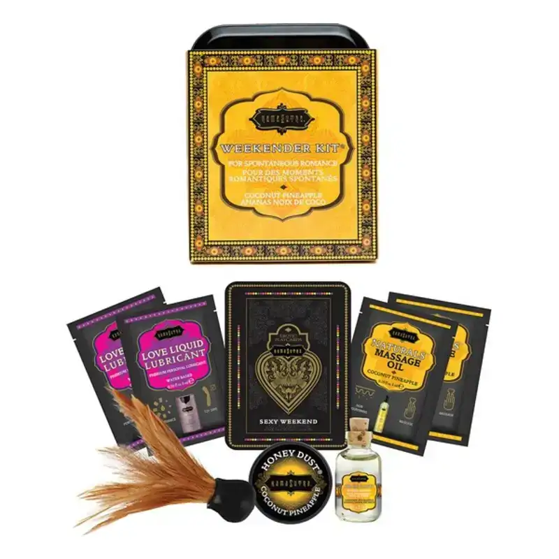 Kit grand plaisir weekender coconut pineapple kama sutra_7069. DIAYTAR COTE D'IVOIRE - Où Choisir Devient un Acte de Découverte. Découvrez notre gamme et choisissez des produits qui éveillent votre curiosité et élargissent vos horizons.