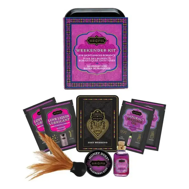 Kit grand plaisir weekender raspberry kiss kama sutra_6487. Bienvenue chez DIAYTAR COTE D'IVOIRE - Où Choisir est un Voyage. Plongez dans notre plateforme en ligne pour trouver des produits qui ajoutent de la couleur et de la texture à votre quotidien.