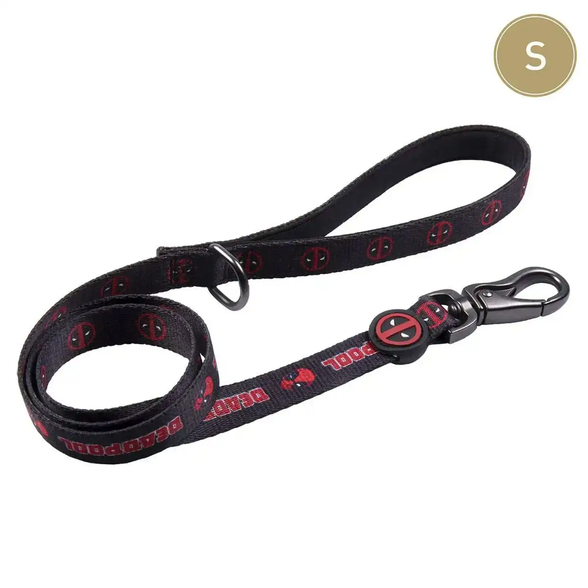 Laisse pour chien deadpool noir_6039. DIAYTAR COTE D'IVOIRE - Votre Plateforme pour un Shopping Inspiré. Explorez nos offres variées et découvrez des articles qui stimulent votre créativité et embellissent votre vie.