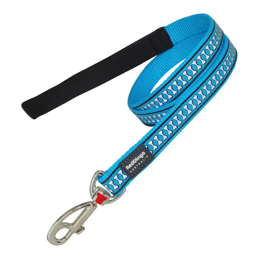 Laisse pour chien red dingo reflechissant turquoise 1 5 x 120 cm _3032. DIAYTAR COTE D'IVOIRE - Là où la Qualité se Marque d'une Touche Côte d'Ivoireaise. Naviguez à travers notre boutique en ligne et choisissez des produits qui allient excellence et tradition.