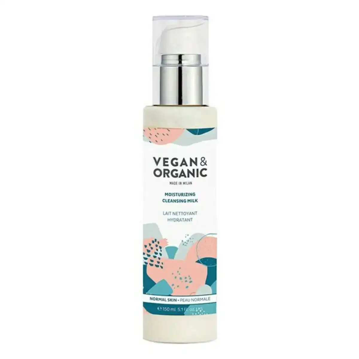 Lait demaquillant moisturizing cleansing vegan organic 150 ml _3312. DIAYTAR COTE D'IVOIRE - Là où Chaque Produit Est une Trouvaille. Explorez notre sélection minutieuse et découvrez des articles qui correspondent à votre style de vie et à vos aspirations.