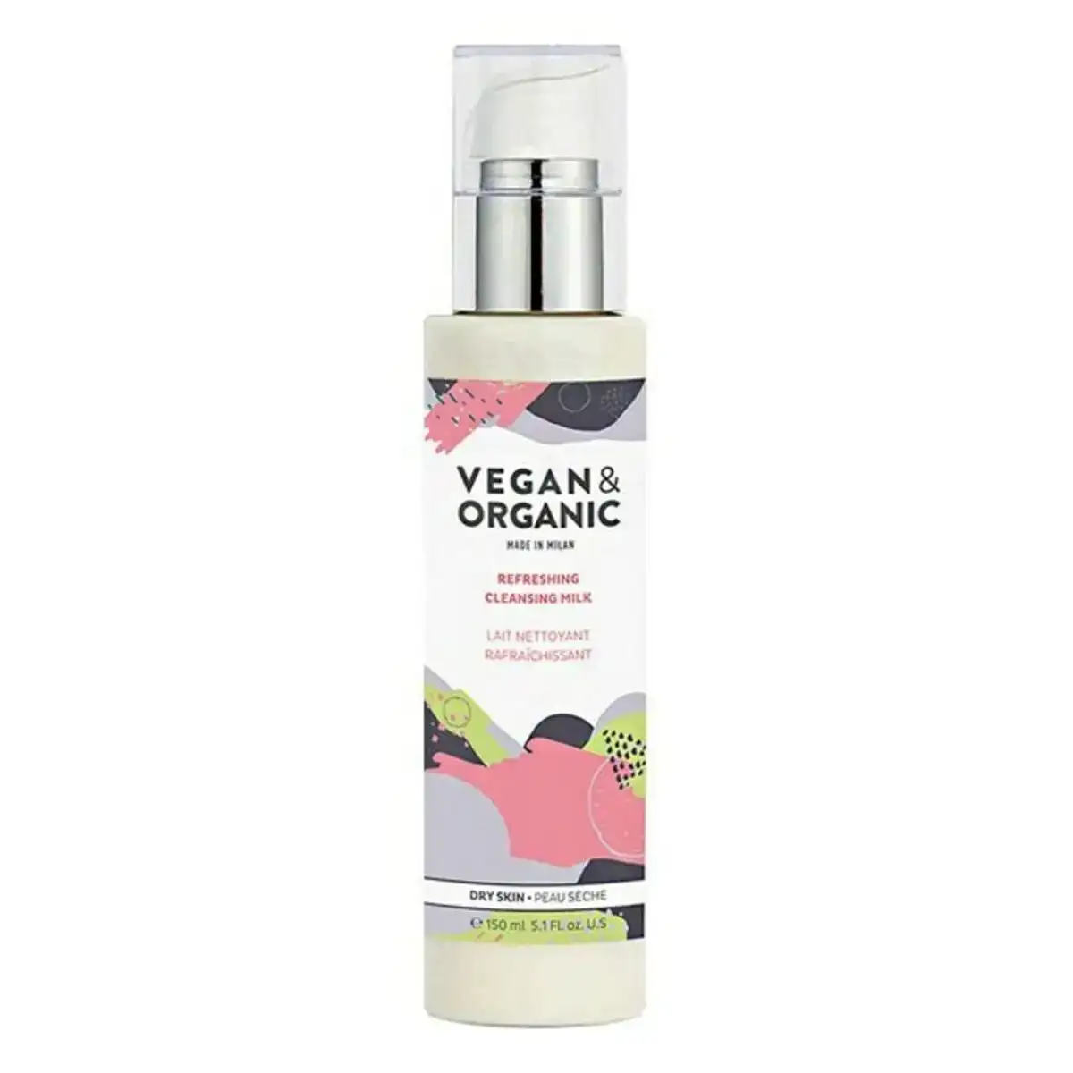 Lait demaquillant refreshing cleansing vegan organic 150 ml _2752. Entrez dans le Monde de DIAYTAR COTE D'IVOIRE - Où la Satisfaction est la Priorité. Explorez notre sélection pensée pour vous offrir une expérience de shopping qui va au-delà de vos attentes.