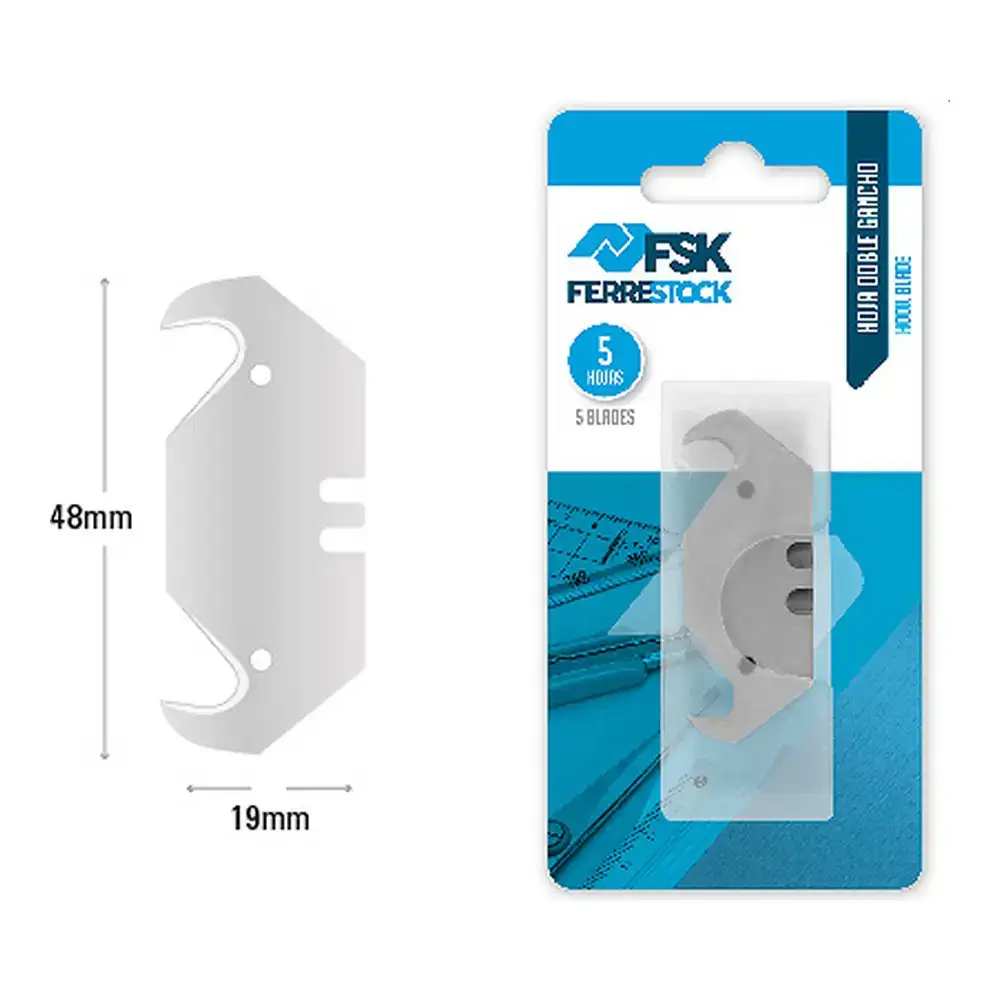 Lame de cutter ferrestock accroche 5 uds _1243. DIAYTAR COTE D'IVOIRE - Votre Passage vers l'Exceptionnel. Explorez notre boutique en ligne, où chaque produit est choisi avec soin pour offrir une expérience de shopping inoubliable.