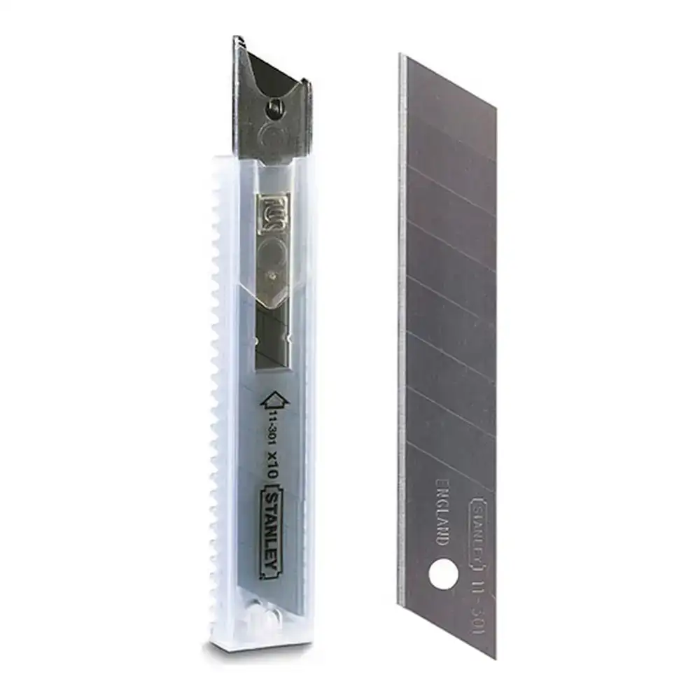 Lame de cutter stanley 18 mm 10 uds _5500. DIAYTAR COTE D'IVOIRE - Un Monde de Possibilités à Portée de Clic. Parcourez notre site web pour découvrir des sélections infinies, de l'épicerie aux bijoux, et vivez une expérience d'achat sans pareil.