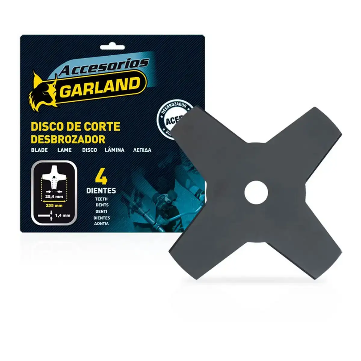 Lame de debroussaillage garland 4d 25 5 cm_4692. DIAYTAR COTE D'IVOIRE - Là où Chaque Achat Contribue à un Rêve. Naviguez à travers notre boutique en ligne et soutenez des artisans talentueux tout en acquérant des trésors.