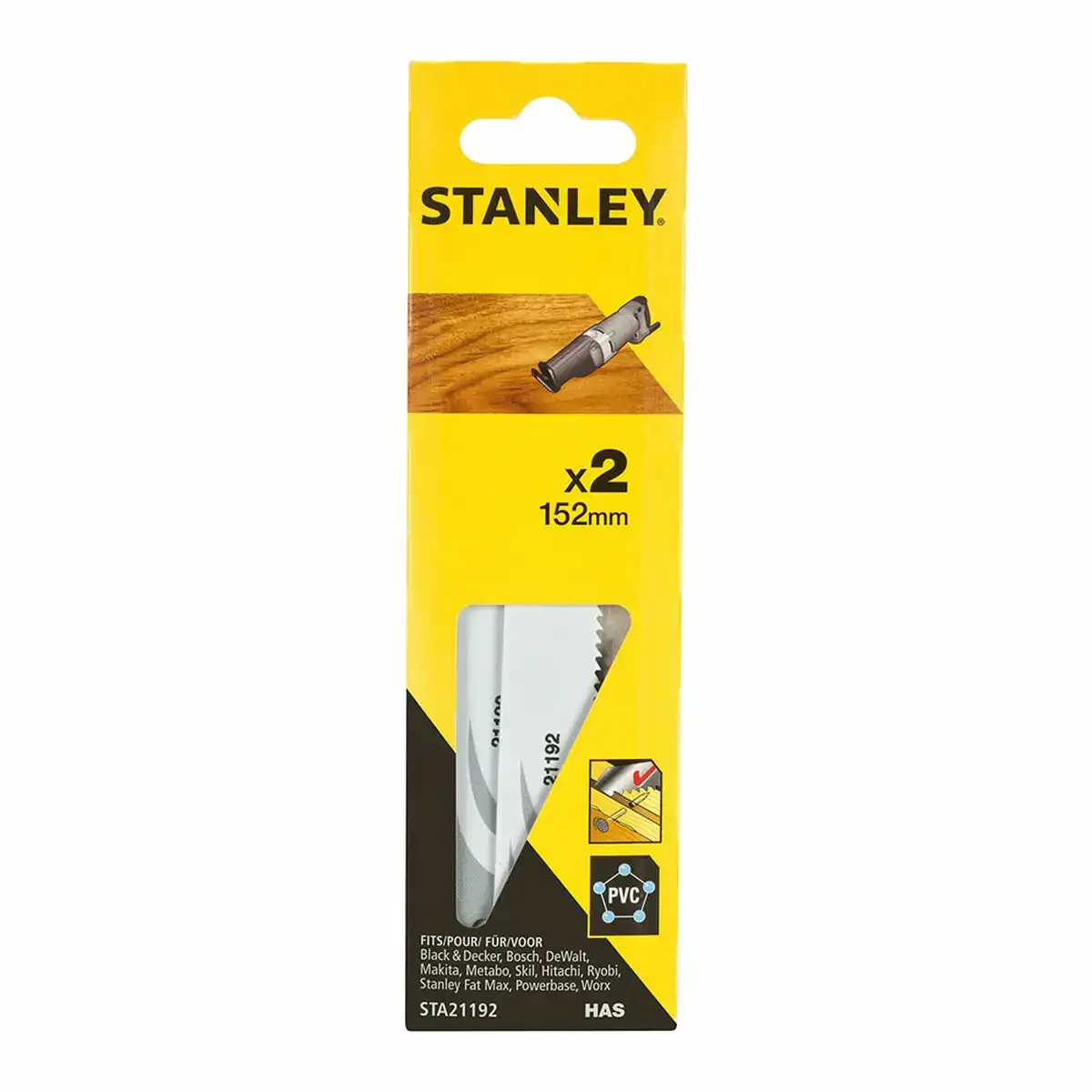 Lame scie stanley sta21192 xj_4218. Bienvenue chez DIAYTAR COTE D'IVOIRE - Votre Destination Shopping Complète! Découvrez une boutique en ligne généraliste au Côte d'Ivoire offrant une vaste gamme de produits, allant des vêtements aux gadgets électroniques, en passant par l'artisanat local.
