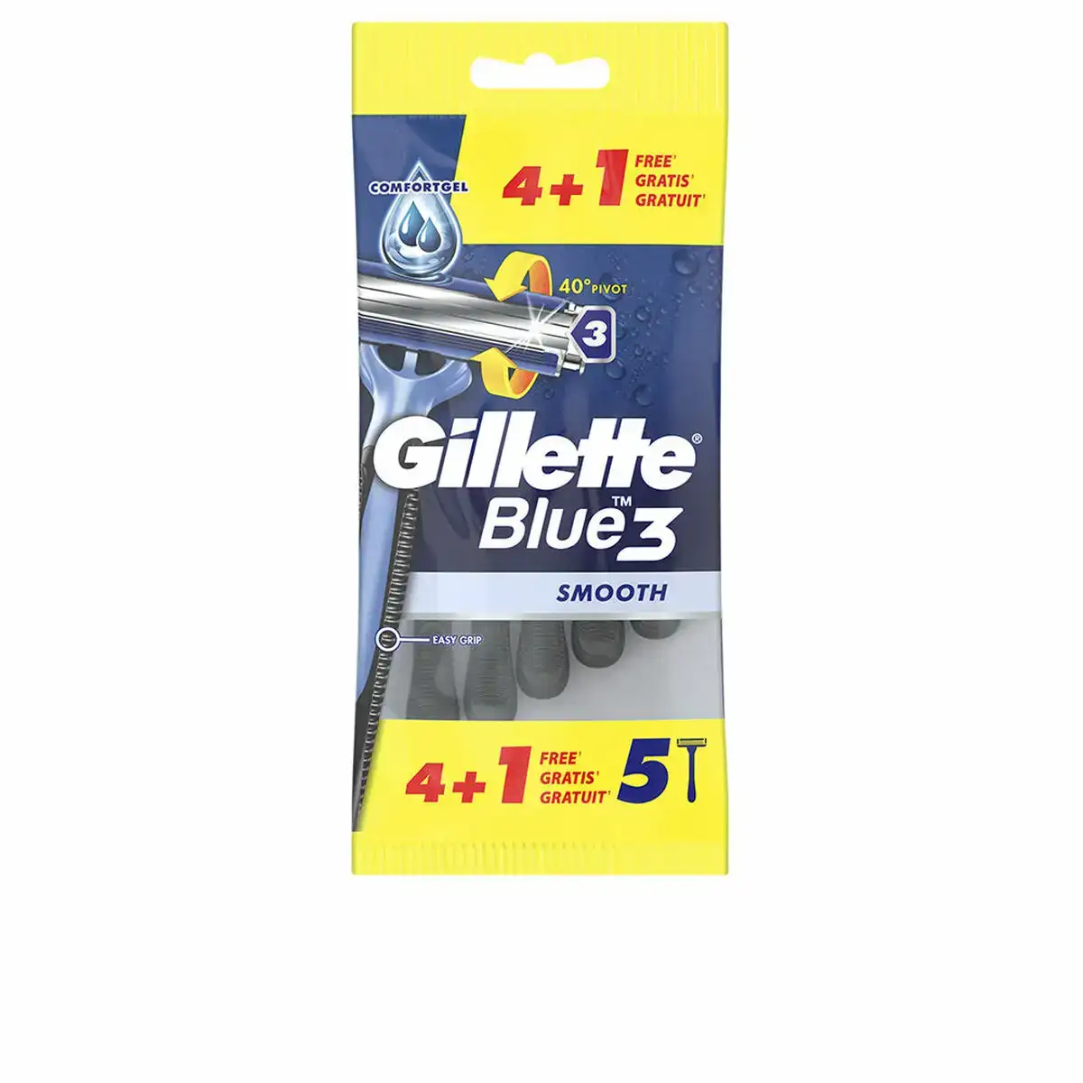 Lames de rasoir gillette blue 3 produits a usage unique 5 unites _8352. DIAYTAR COTE D'IVOIRE - Là où le Shopping Devient une Expérience. Naviguez à travers notre catalogue diversifié et découvrez des produits qui ajoutent de la couleur et de la passion à votre vie.