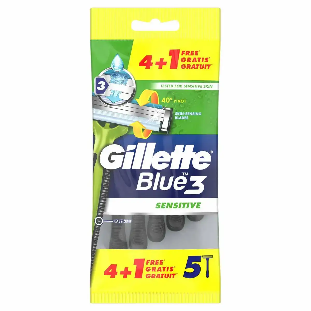 Lames de rasoir gillette blue sensitive 5 unites_9534. Bienvenue sur DIAYTAR COTE D'IVOIRE - Là où le Shopping Devient une Aventure. Explorez notre catalogue et dénichez des trésors qui élargiront votre horizon shopping.