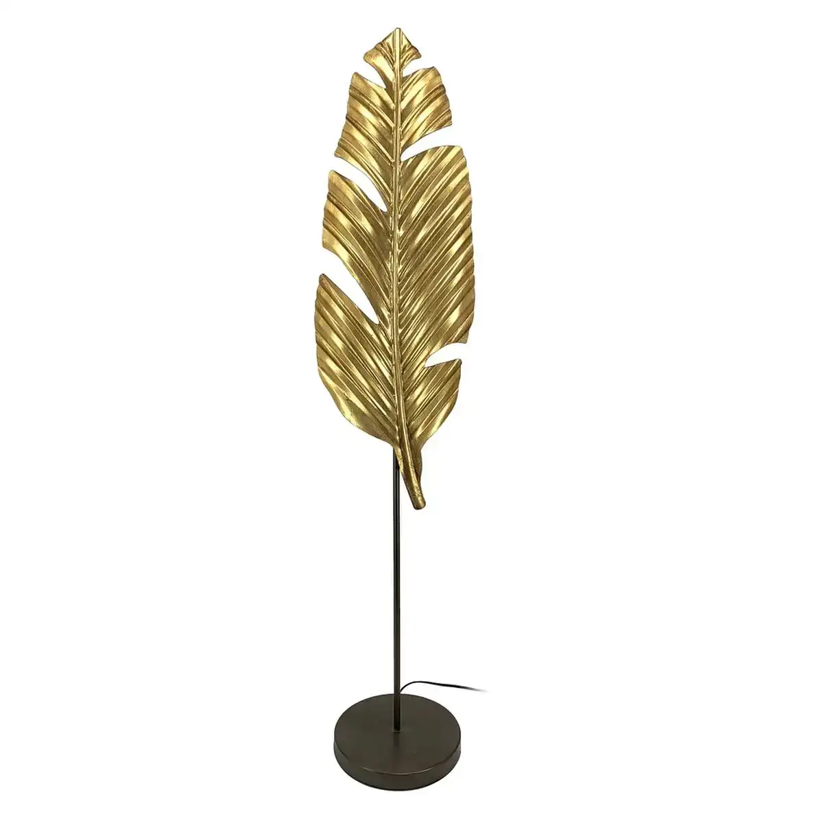 Lampadaire 34 5 x 34 5 x 138 5 cm noir dore metal_9127. DIAYTAR COTE D'IVOIRE - Votre Pass vers la Découverte. Explorez notre boutique en ligne et plongez dans un voyage à travers des produits authentiques et contemporains, tous réunis sous un même toit.