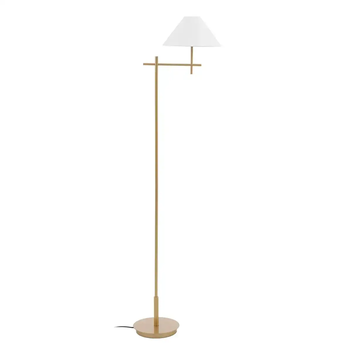 Lampadaire 43 x 30 x 132 cm dore metal_2532. Bienvenue sur DIAYTAR COTE D'IVOIRE - Votre Fenêtre sur le Shopping Moderne. Parcourez notre boutique en ligne et découvrez des produits qui incarnent l'évolution du style et de la qualité.