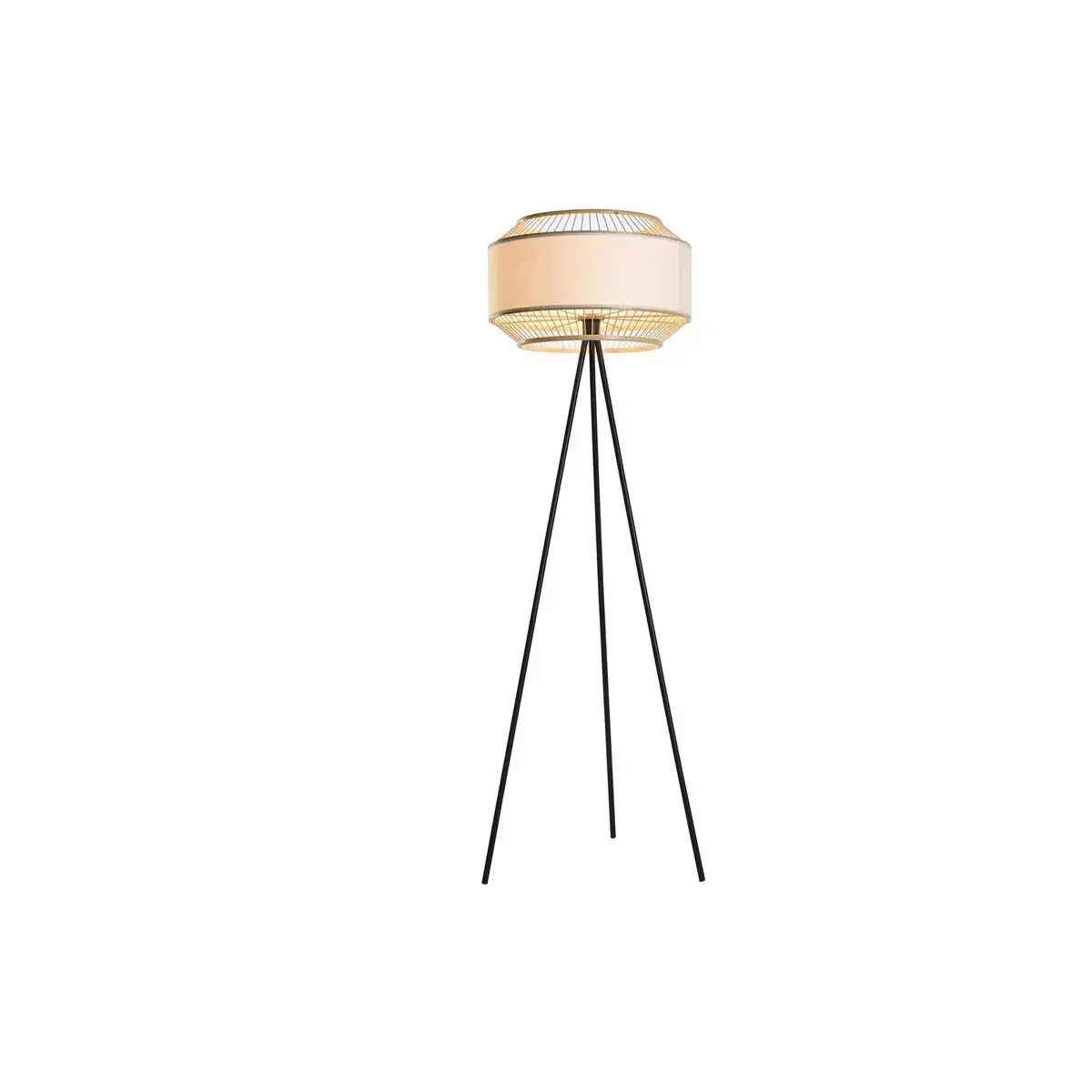 Lampadaire dkd home decor noir metal bambou 50 w 220 v 50 x 50 x 163 cm_7801. DIAYTAR COTE D'IVOIRE - Là où le Chic Rencontre la Tradition. Naviguez à travers notre catalogue et choisissez des produits qui équilibrent l'élégance intemporelle et l'innovation moderne.