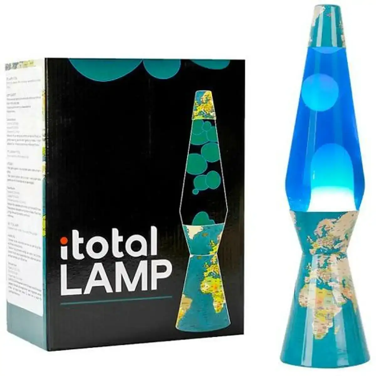 Lampe a lave itotal mappemonde multicouleur_9777. DIAYTAR COTE D'IVOIRE - L'Art de Trouver ce que Vous Aimez. Plongez dans notre assortiment varié et choisissez parmi des produits qui reflètent votre style et répondent à vos besoins.