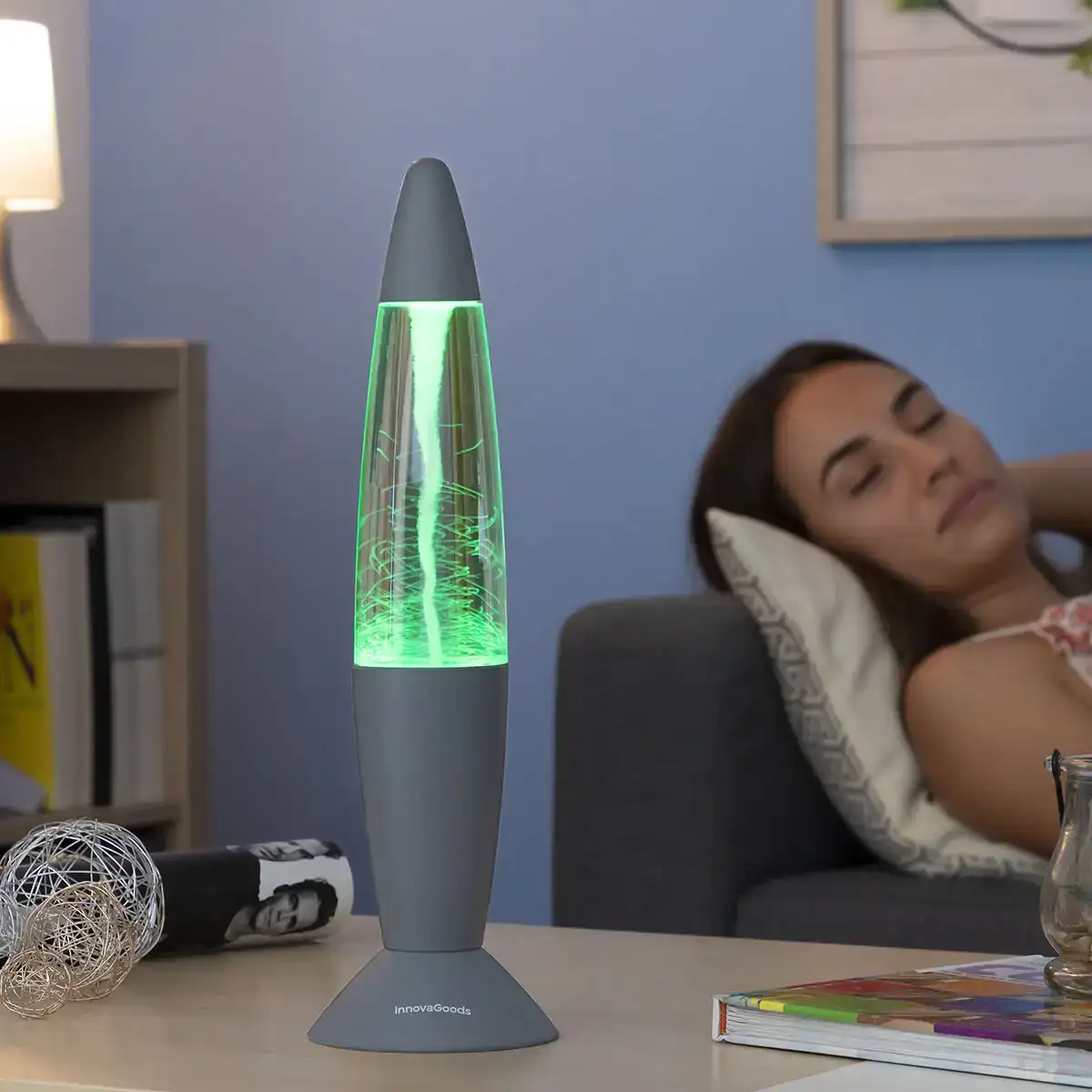 Lampe a lave led tornade twamp innovagoods_3820. Entrez dans le Monde de DIAYTAR COTE D'IVOIRE - Où la Satisfaction est la Priorité. Explorez notre sélection pensée pour vous offrir une expérience de shopping qui va au-delà de vos attentes.