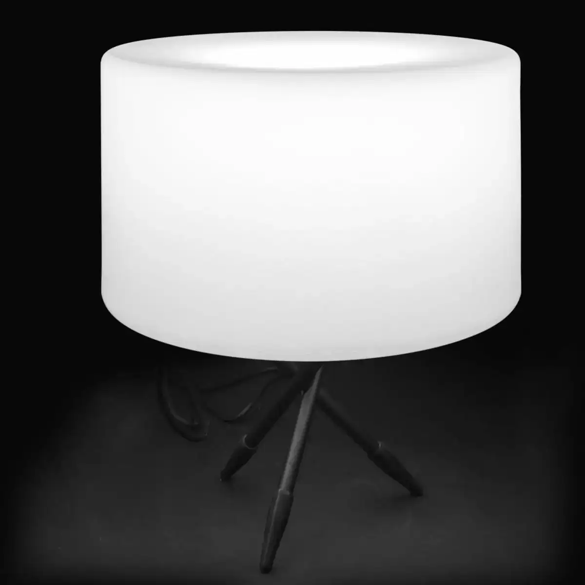 Lampe betta noir blanc_5253. DIAYTAR COTE D'IVOIRE - Là où Choisir est un Acte d'Amour pour le Côte d'Ivoire. Explorez notre gamme et choisissez des produits qui célèbrent la culture et l'artisanat du pays.