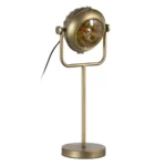 Lampe de bureau 18 x 18 x 60 cm Doré Métal