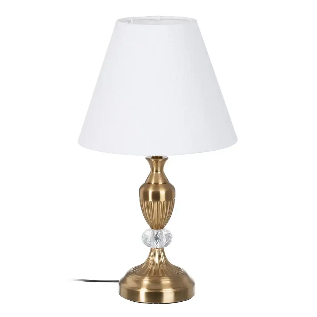 Lampe de bureau 25 x 25 x 43 cm dore metal_4150. DIAYTAR COTE D'IVOIRE - Votre Destination Shopping de Choix. Explorez notre boutique en ligne et découvrez des trésors qui reflètent votre style et votre passion pour l'authenticité.