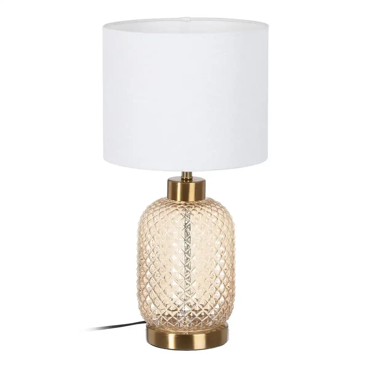 Lampe de bureau 25 x 25 x 49 cm dore metal_8762. Bienvenue sur DIAYTAR COTE D'IVOIRE - Où l'Authenticité Rencontre le Confort. Plongez dans notre univers de produits qui allient tradition et commodité pour répondre à vos besoins.