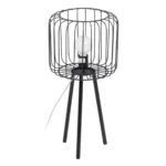 Lampe de bureau 29 x 29 x 60 cm noir metal_8313. DIAYTAR COTE D'IVOIRE - L'Art de Vivre en Couleurs et en Styles. Parcourez notre sélection et trouvez des articles qui reflètent votre personnalité et votre goût pour la vie.