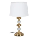 Lampe de bureau 30 x 30 x 52 cm dore metal_9490. Entrez dans l'Univers de DIAYTAR COTE D'IVOIRE - Où Choisir est un Voyage. Explorez notre gamme diversifiée et trouvez des articles qui répondent à tous vos besoins et envies.
