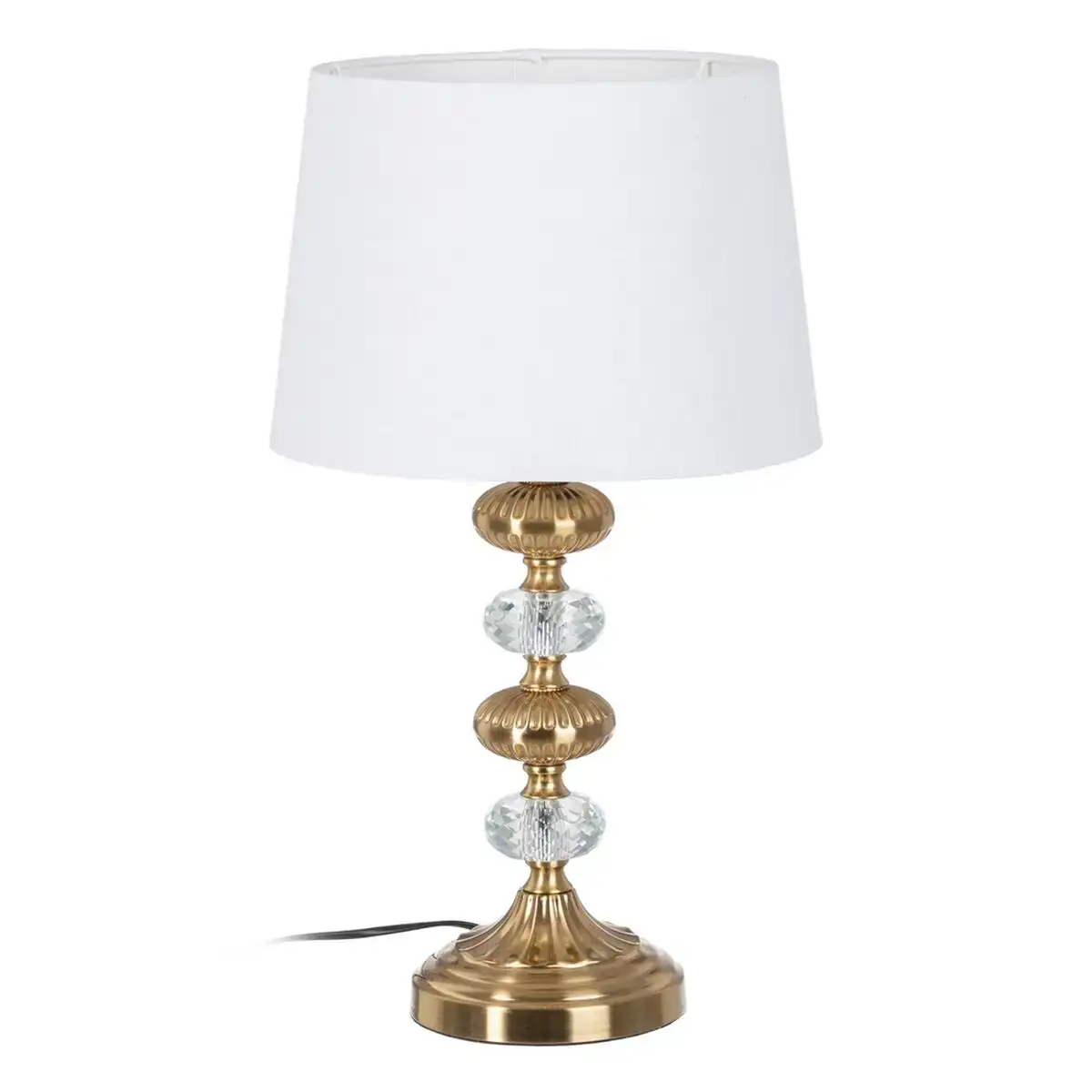 Lampe de bureau 30 x 30 x 52 cm dore metal_9490. Entrez dans l'Univers de DIAYTAR COTE D'IVOIRE - Où Choisir est un Voyage. Explorez notre gamme diversifiée et trouvez des articles qui répondent à tous vos besoins et envies.